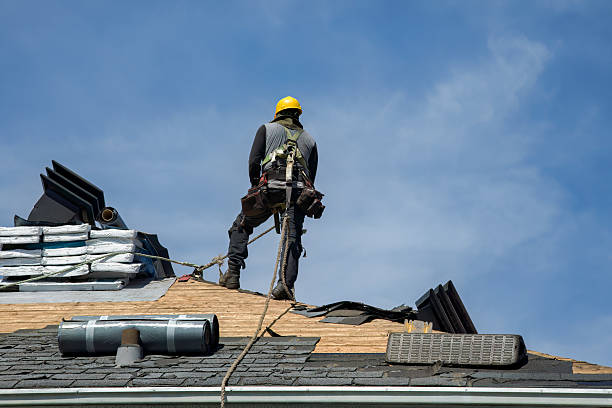 Professional Roofing technician working in Morton, NY